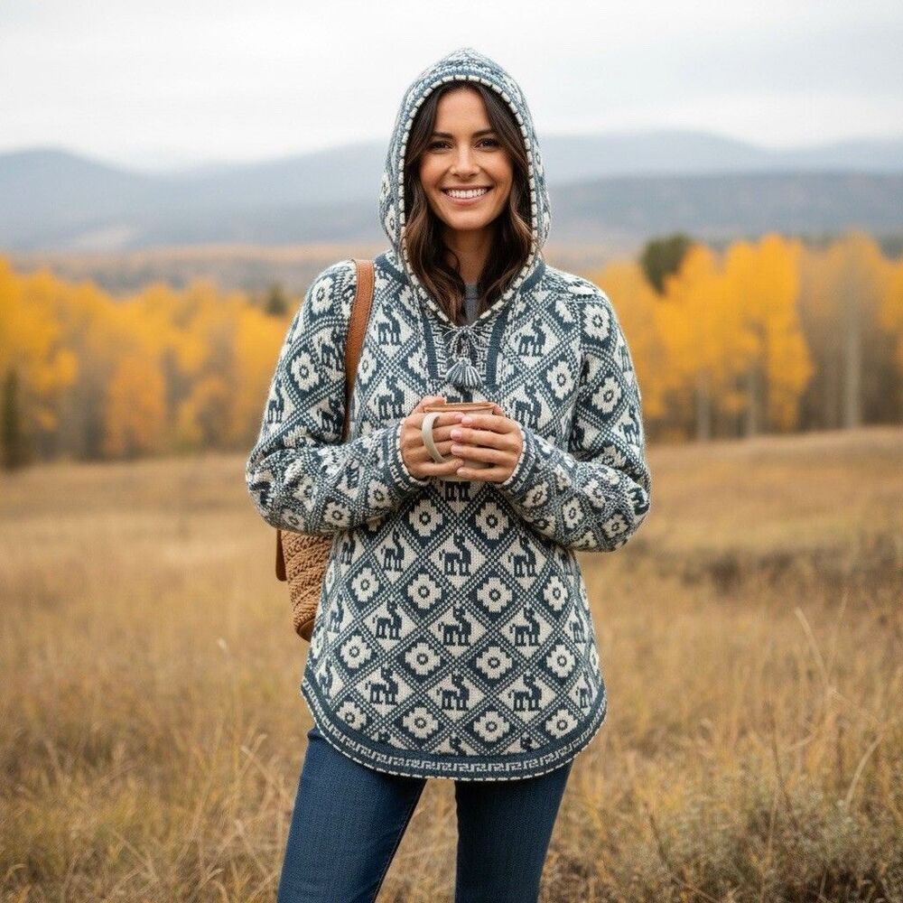 Unbranded Alpaca Hooded Sweater